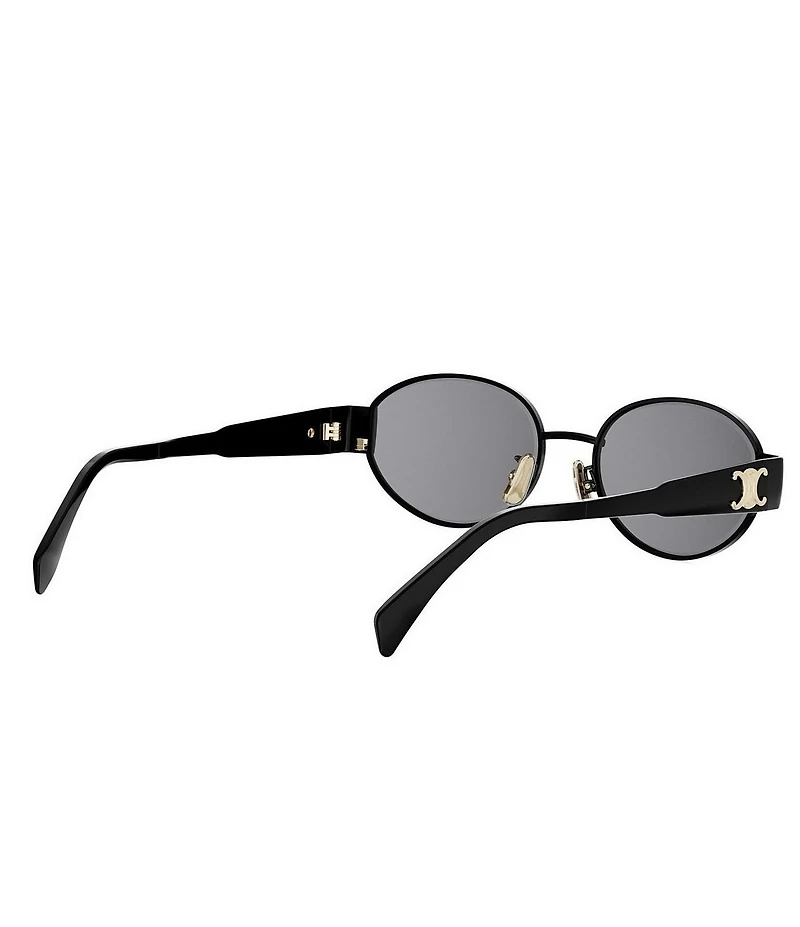 CELINE Women's Metal Triomphe 54mm Oval Sunglasses