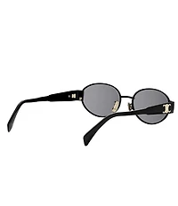 CELINE Women's Metal Triomphe 54mm Oval Sunglasses