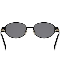 CELINE Women's Metal Triomphe 54mm Oval Sunglasses