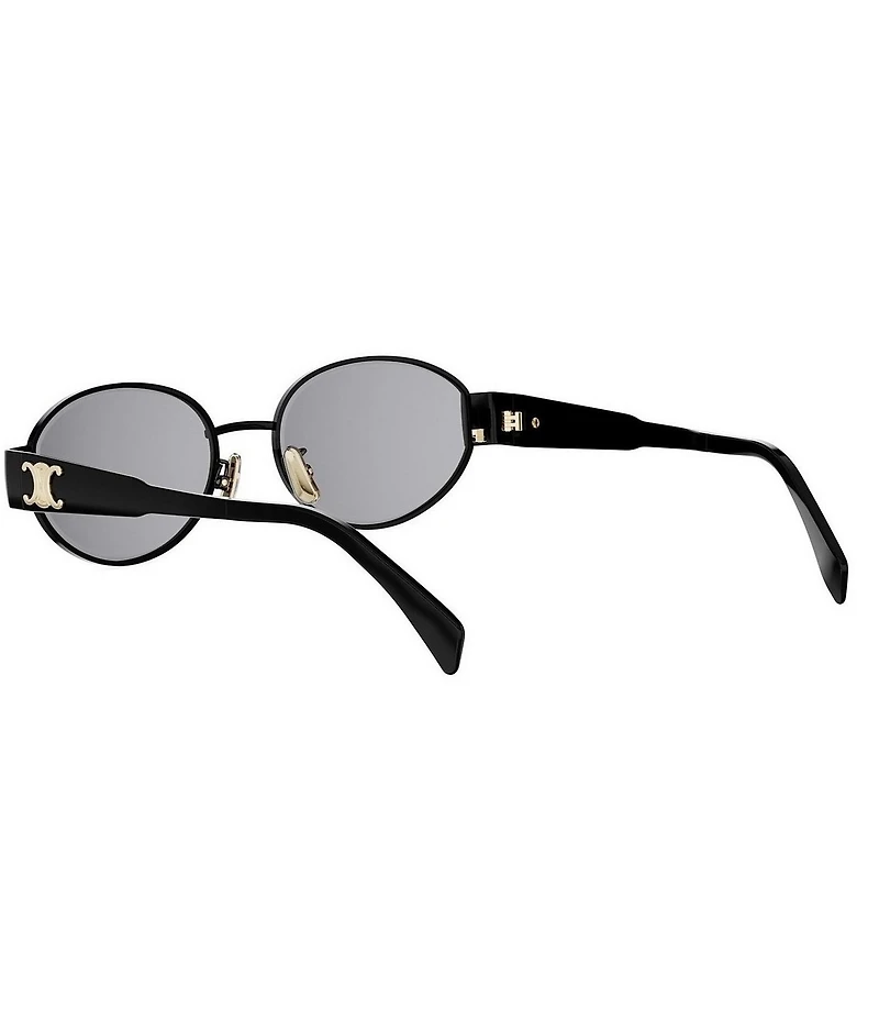 CELINE Women's Metal Triomphe 54mm Oval Sunglasses
