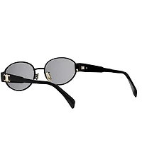 CELINE Women's Metal Triomphe 54mm Oval Sunglasses