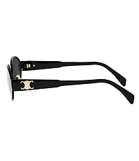 CELINE Women's Metal Triomphe 54mm Oval Sunglasses