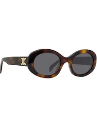 CELINE Women's Triomphe 52mm Oval Sunglasses