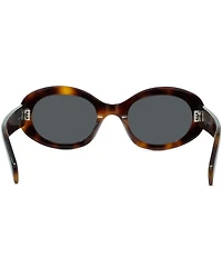 CELINE Women's Triomphe 52mm Oval Sunglasses