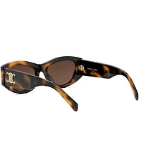 CELINE Women's Triomphe 55mm Cat Eye Sunglasses