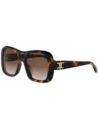 CELINE Women's Triomphe 55mm Navigator Sunglasses