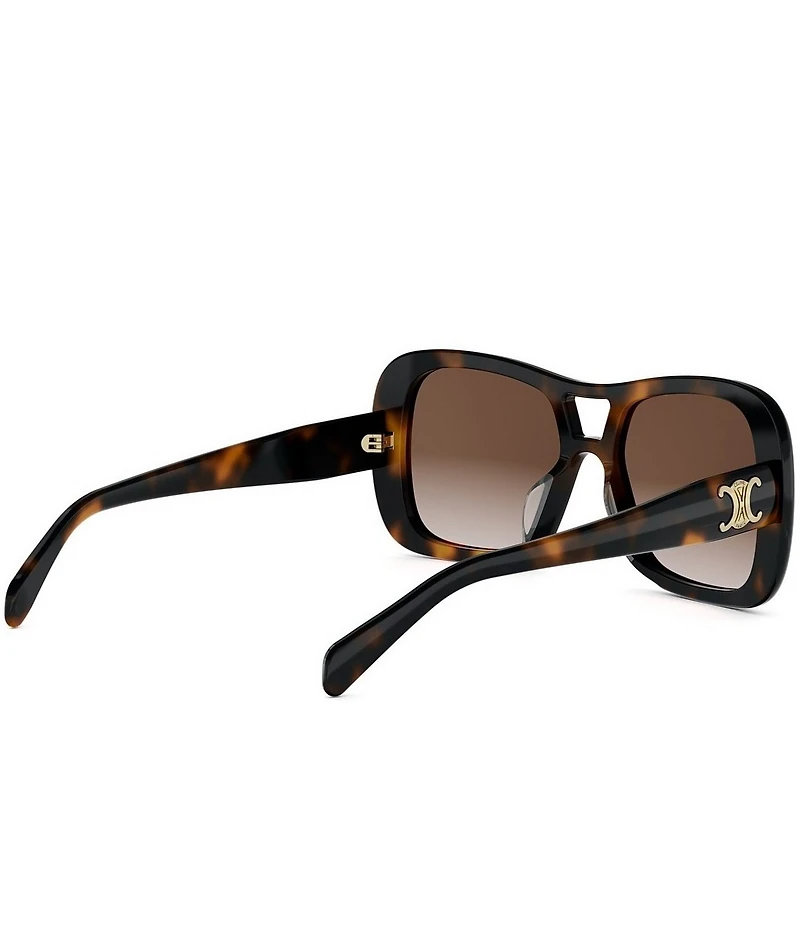 CELINE Women's Triomphe 55mm Navigator Sunglasses