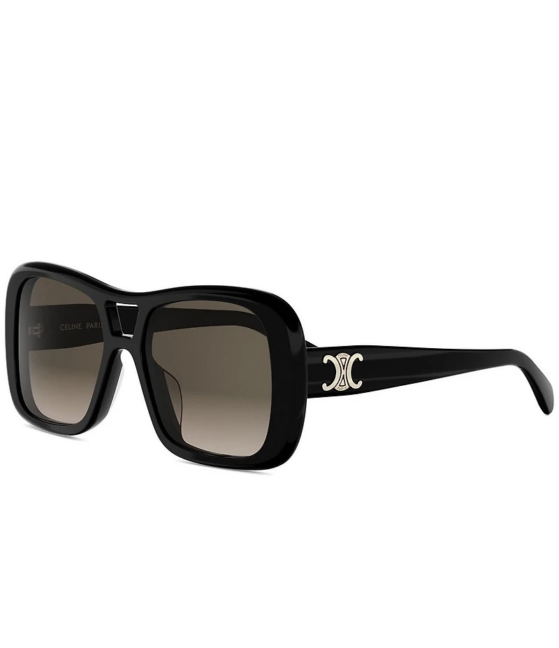 CELINE Women's Triomphe 55mm Navigator Sunglasses