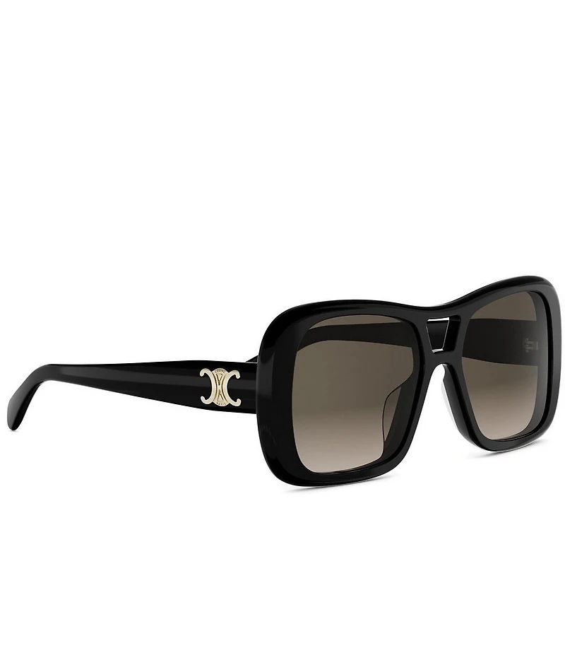 CELINE Women's Triomphe 55mm Navigator Sunglasses