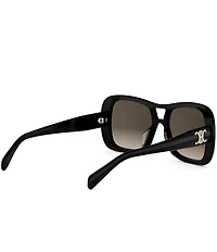 CELINE Women's Triomphe 55mm Navigator Sunglasses