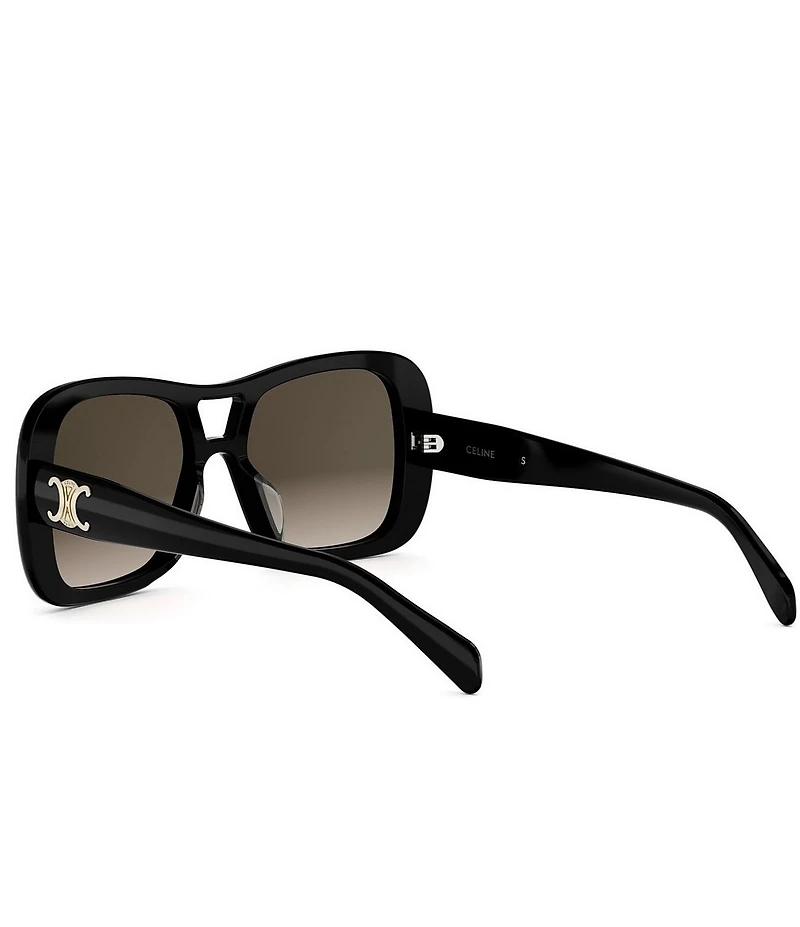 CELINE Women's Triomphe 55mm Navigator Sunglasses