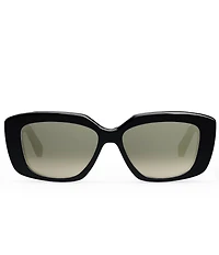 CELINE Women's Triomphe 55mm Rectangle Sunglasses