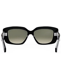 CELINE Women's Triomphe 55mm Rectangle Sunglasses