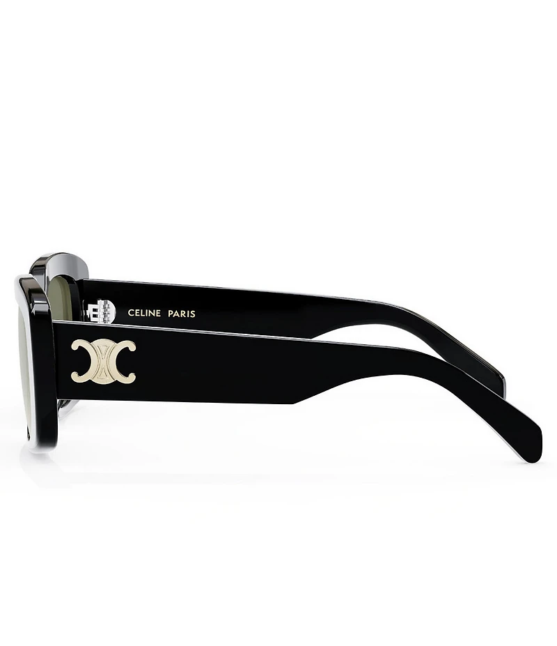 CELINE Women's Triomphe 55mm Rectangle Sunglasses