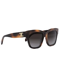 CELINE Women's Triomphe 55mm Square Sunglasses