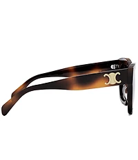 CELINE Women's Triomphe 55mm Square Sunglasses