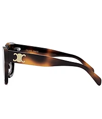CELINE Women's Triomphe 55mm Square Sunglasses