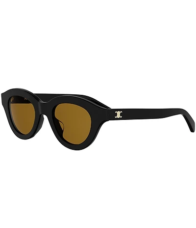 CELINE Women's Triomphe Mini 47mm Round Sunglasses