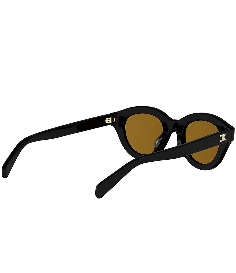 CELINE Women's Triomphe Mini 47mm Round Sunglasses