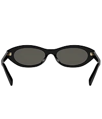 CELINE Women's Triomphe Mini 54mm Oval Sunglasses