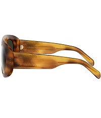 CELINE Women's Triomphe Stamp 57mm Gradient Aviator Sunglasses
