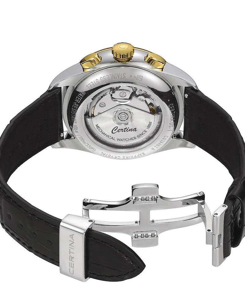 Certina Men's DS-1 Automatic Leather Strap Watch