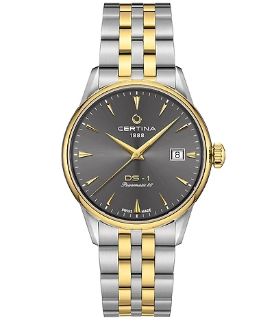 Certina Men's DS-1 Automatic Two Tone Stainless Steel Bracelet Watch