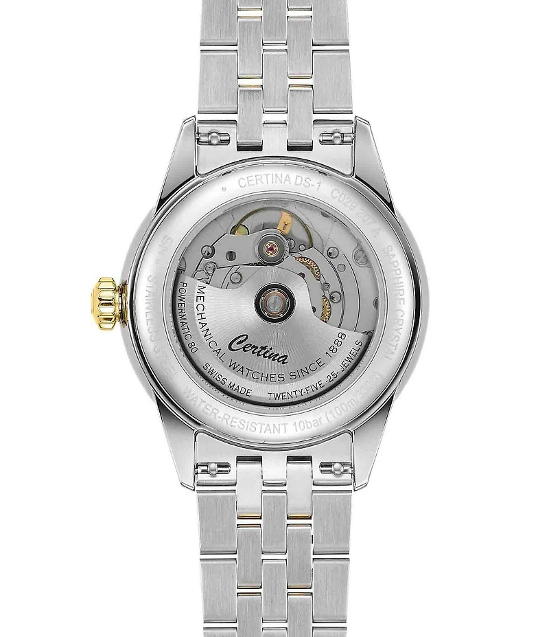 Certina Men's DS-1 Automatic Two Tone Stainless Steel Bracelet Watch
