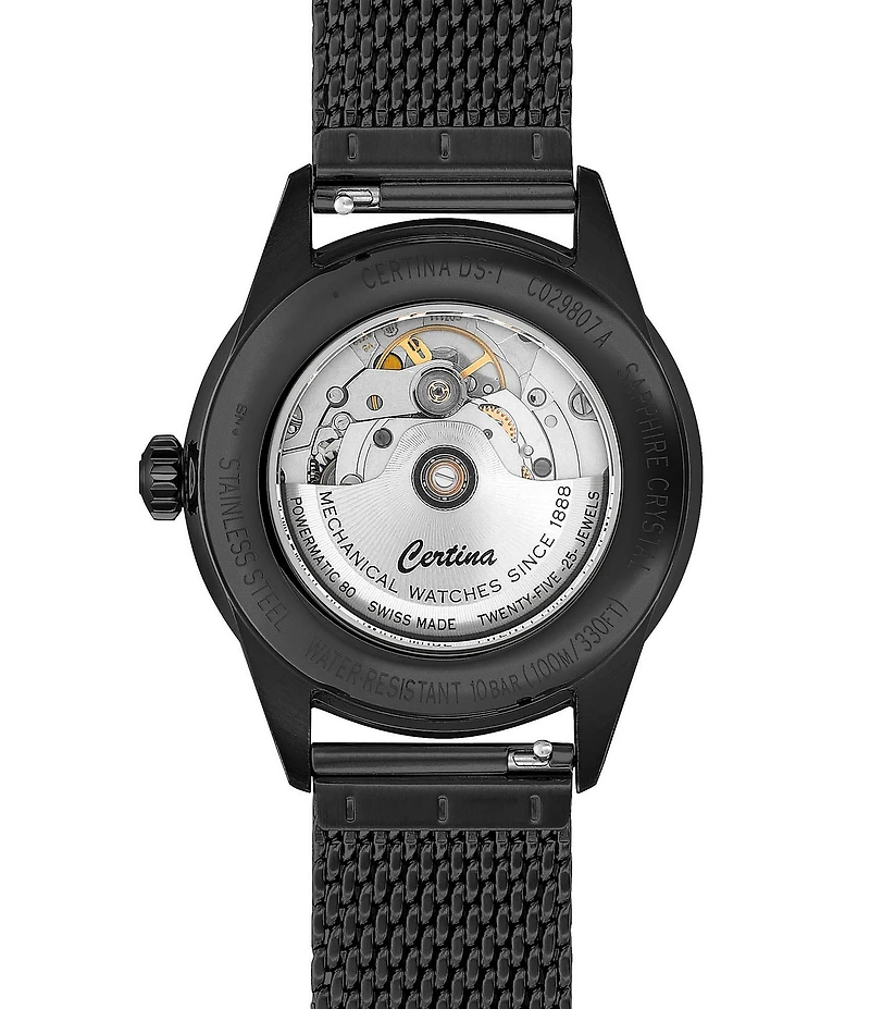 Certina Men's DS-1 Powermatic 80 Automatic Stainless Steel Mesh Bracelet Watch