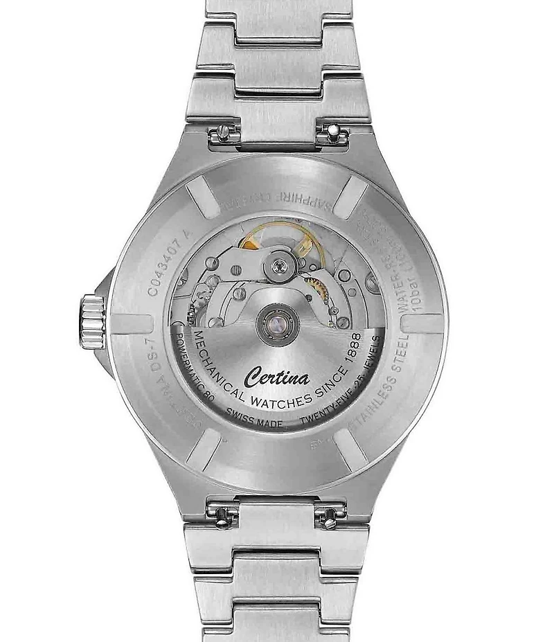 Certina Men's DS-7 Powermatic 80 Automatic Stainless Steel Bracelet watch