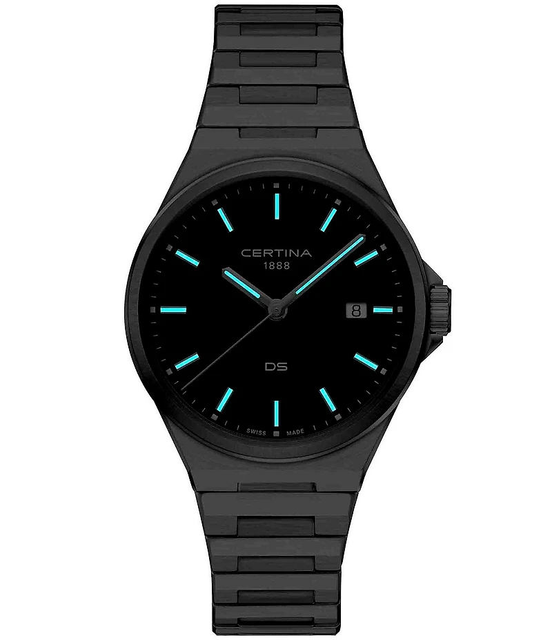 Certina Men's DS-7 Quartz Analog Stainless Steel Bracelet Watch