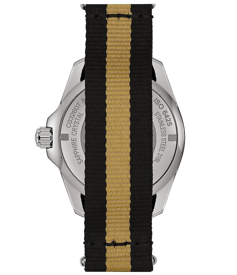 Certina Men's DS Action Automatic Black Fabric Strap Watch