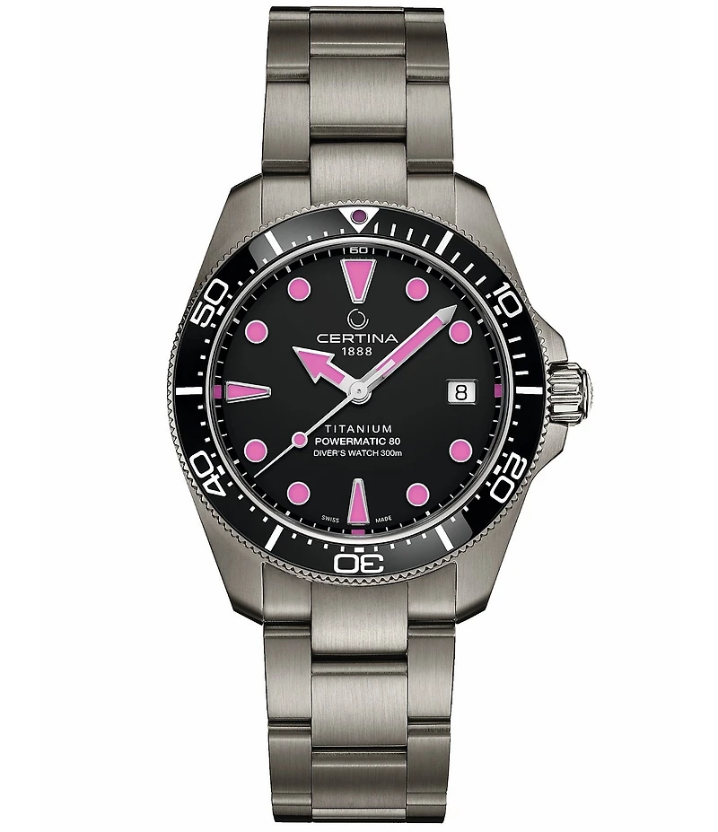 Certina Men's DS Action Automatic Titanium Bracelet Watch