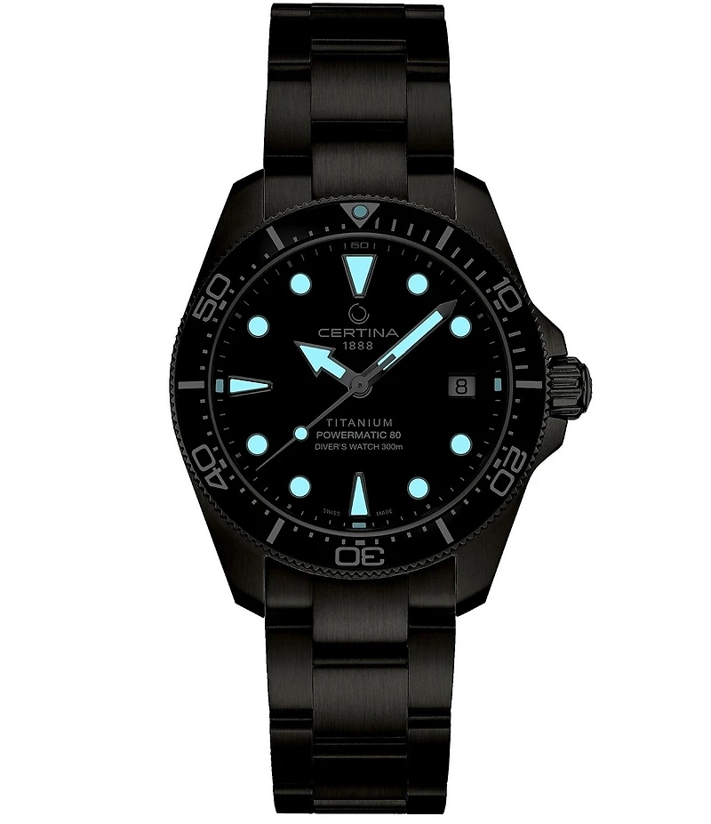 Certina Men's DS Action Automatic Titanium Bracelet Watch