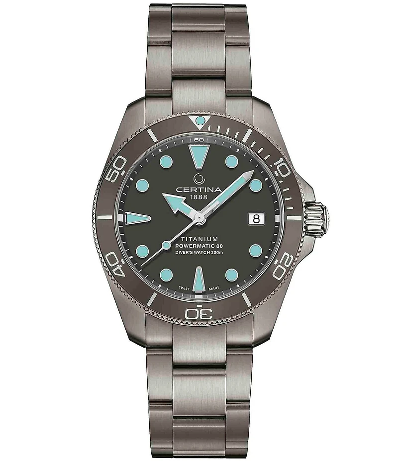 Certina Men's DS Action Automatic Titanium Bracelet Watch