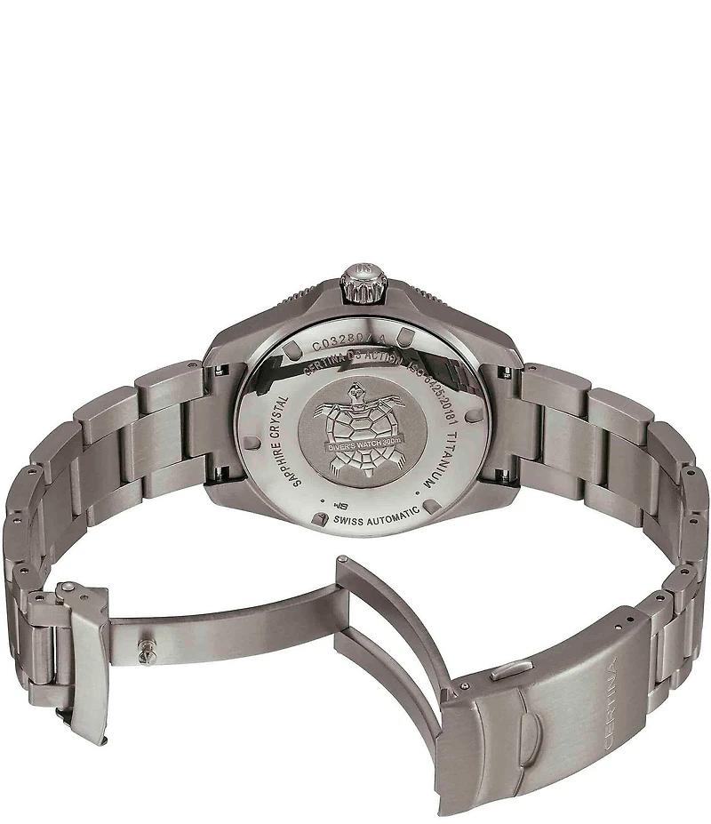 Certina Men's DS Action Automatic Titanium Bracelet Watch