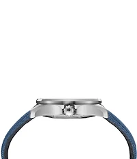 Certina Men's DS Action Day Automatic Blue Leather Strap Watch