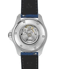 Certina Men's DS Action Day Automatic Blue Leather Strap Watch