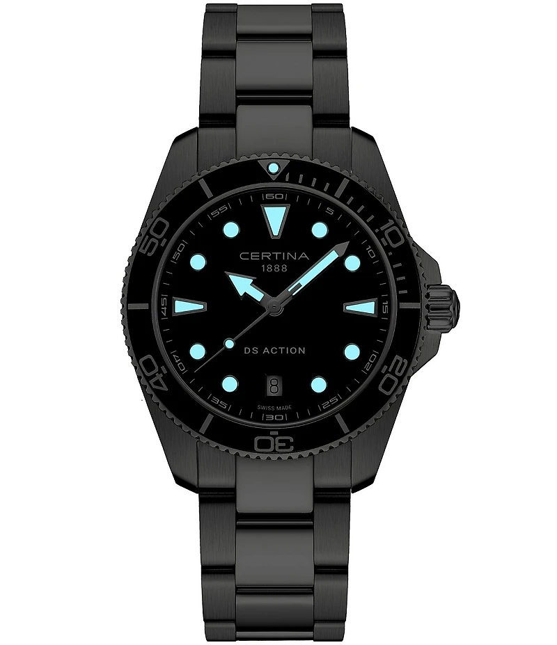 Certina Men's DS Action Diver 40mm Stainless Steel Analog Watch