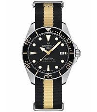 Certina Men's DS Action Diver Automatic Fabric Strap Watch
