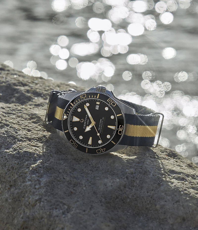 Certina Men's DS Action Diver Automatic Fabric Strap Watch