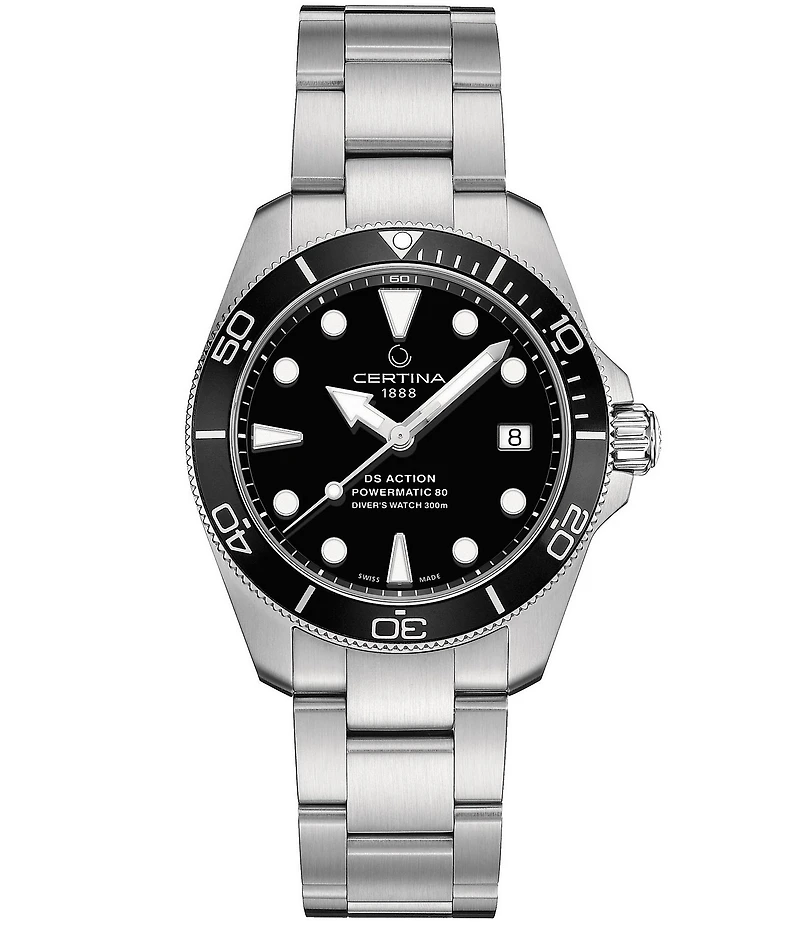 Certina Men's DS Action Diver Automatic Stainless Steel Bracelet Watch
