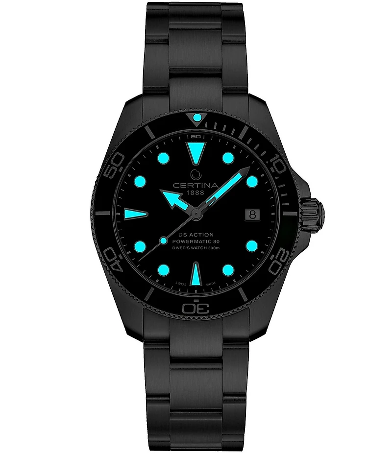 Certina Men's DS Action Diver Automatic Stainless Steel Bracelet Watch