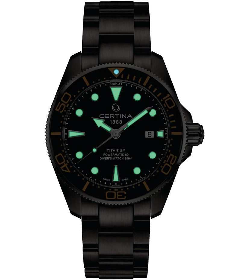 Certina Men's DS Action Diver Automatic Titanium Bracelet Watch