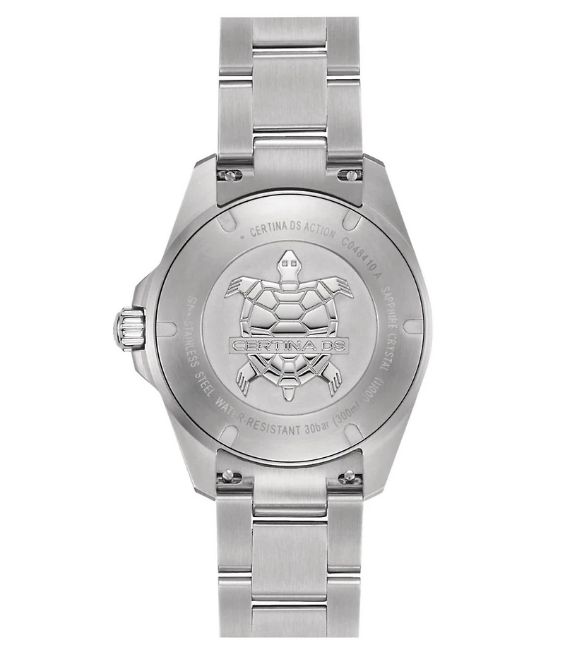 Certina Men's DS Action Quartz Analog Stainless Steel Bracelet Watch