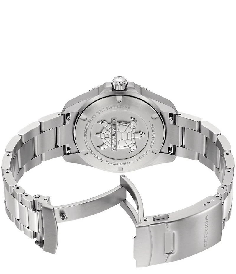 Certina Men's DS Action Quartz Analog Stainless Steel Bracelet Watch