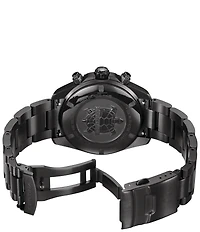 Certina Men's DS Action Quartz Chronograph Black Tone Stainless Steel Bracelet Watch