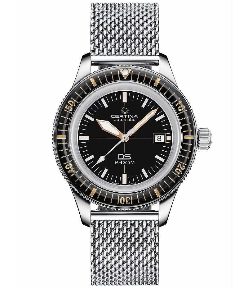 Certina Men's DS PH200M Powermatic Automatic Stainless Steel Mesh Bracelet Watch