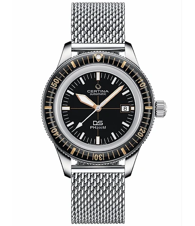 Certina Men's DS PH200M Powermatic Automatic Stainless Steel Mesh Bracelet Watch