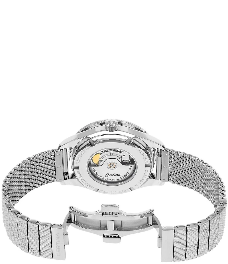 Certina Men's DS PH200M Powermatic Automatic Stainless Steel Mesh Bracelet Watch
